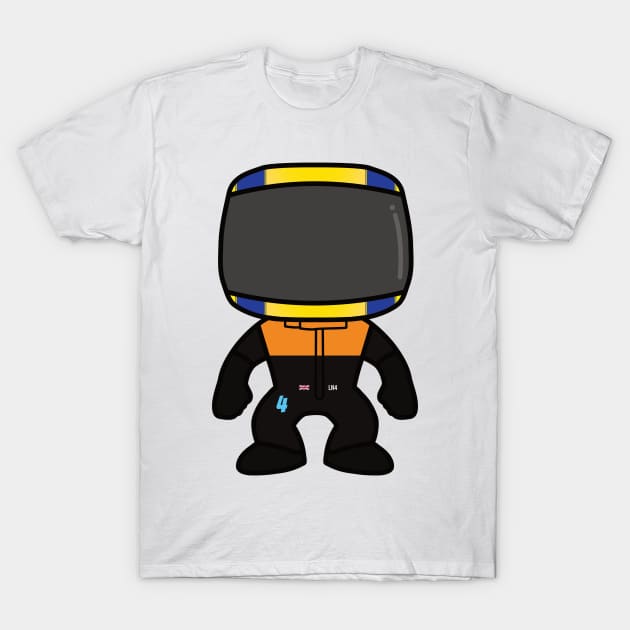 Lando Norris Custom Bobblehead - 2022 Season T-Shirt by GreazyL